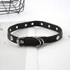 Jewelry Neckband Exaggerated Sexy Pu Leather Collar Personalized Bell Neck Chain Collarbone Chain Women'S Necklace