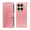 For Xiaomi 15T Pro Leather Case Butterfly Floral Imprint Wallet Stand Cover