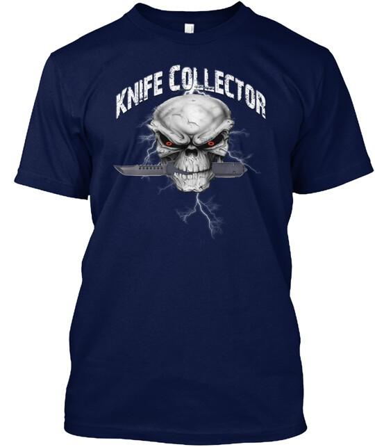 Knife collector skull Tee T-Shirt Size S to 5XL S