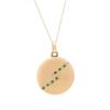 Personalized Necklace Open And Close Moon Zircon Photo Album Pendant Necklace Collarbone Chain Electroplated Gold Color Retention