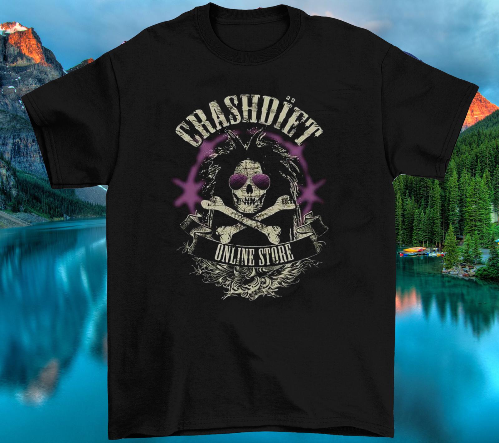 NEW Crashdiet Band Gift For Fans Heavy Cotton Black T Shirt S-5XL MC615 Unisex T-Shirt M