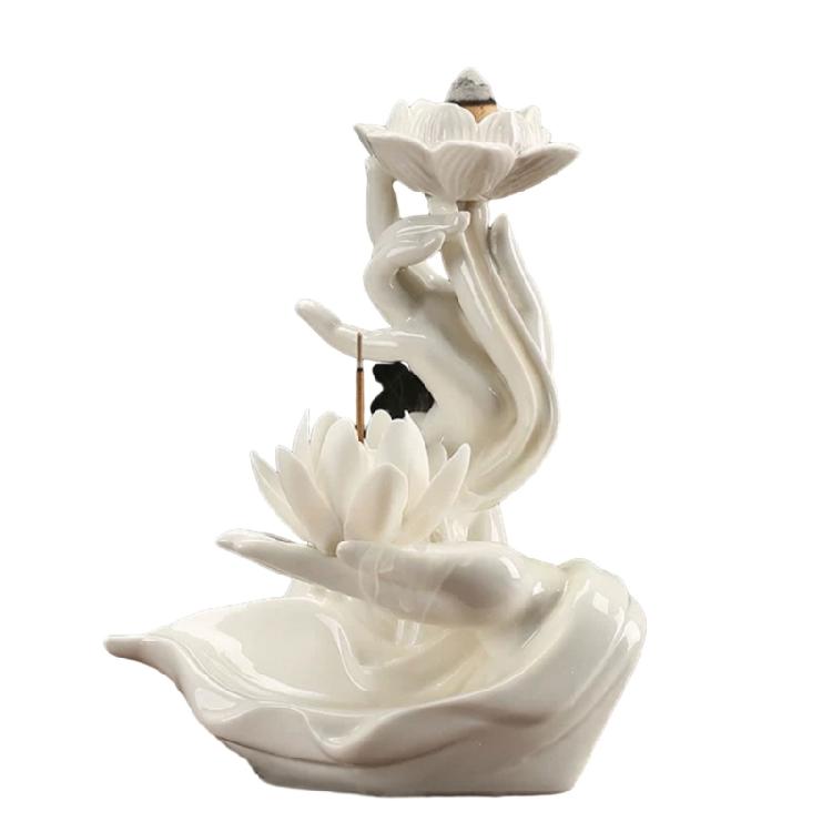 Decorative Ceramic Backflow Incenses Burners for Harmonious Setting Home Decor
