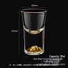 Transparent Glass Baijiu Cup - Straight Tube Design for Bars and Gifts