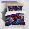 Set Lenzuola Stampato Yamal 3 Pezzi Traspirante Copripiumino con Federe Biancheria da Letto Decorativa per Camera da Letto Casa