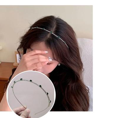 Women's Simple Cubic Headband Daily Modern Point Hairband Accessory