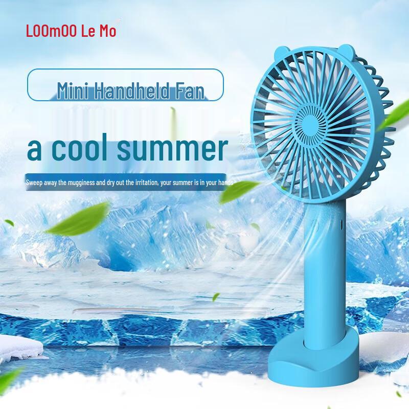 LOOMOO Portable Mini USB Handheld & Desk Fan