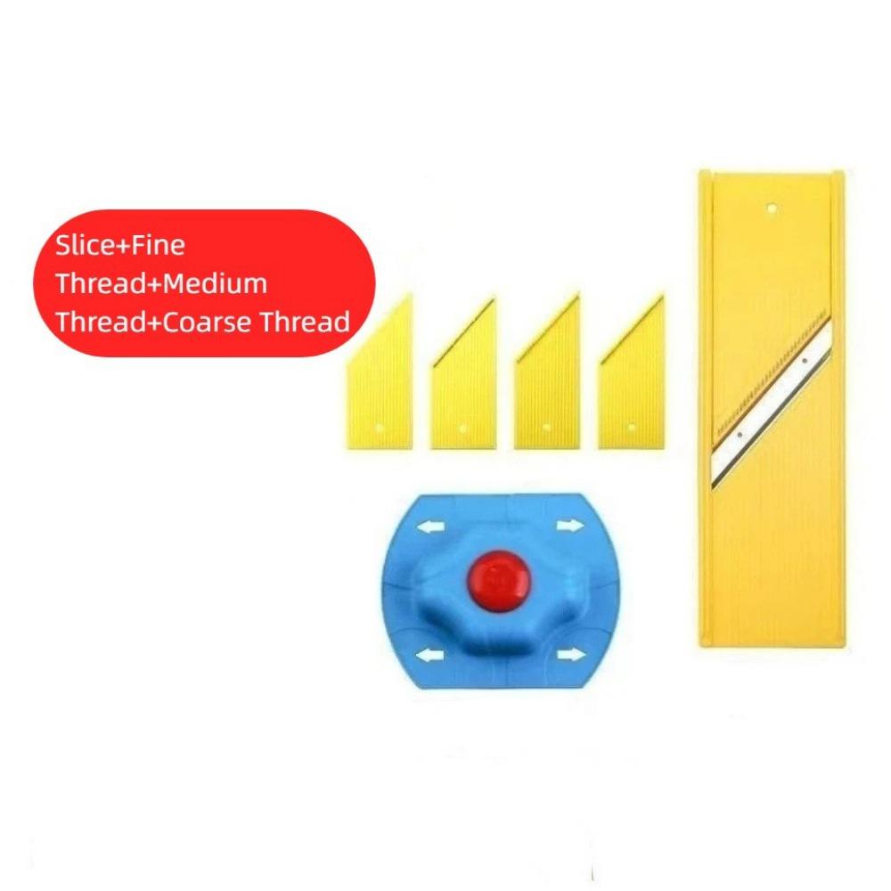 Manual Vegetable Cutter Plastic Speedy Slicing Potato Shredder Stainless Steel with Hand Protector Julienne Cutter