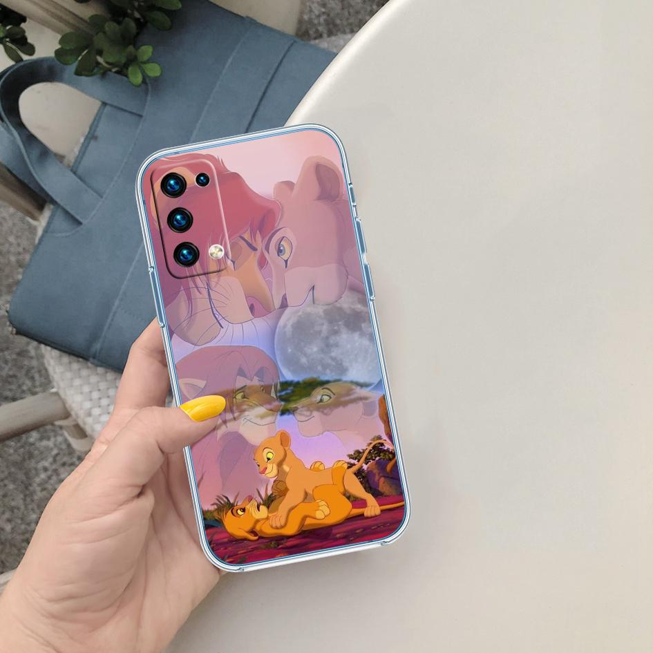 CJ75 Lion King Transparent Phone Case for LG K22 K30 K40 K40S K41 K42 K50 K50S K51 K51S K52 K61 K62 K71 K92 Q60 Q61 V40 V50 V60