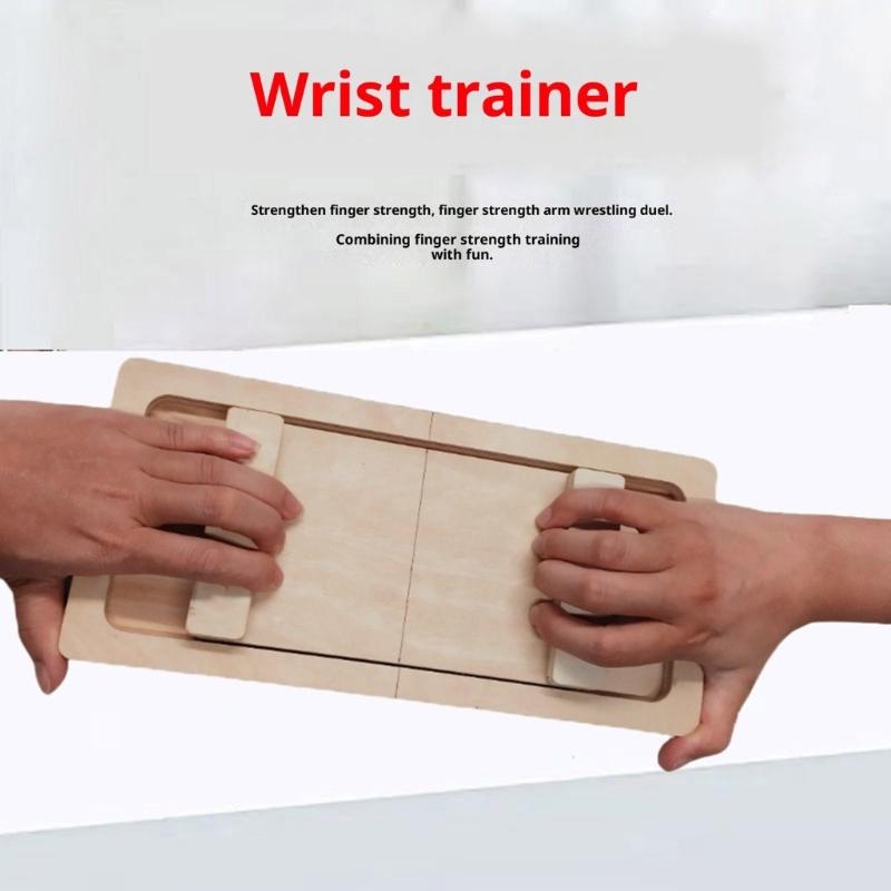 Ergonomic Wooden Arm Wrestling Trainer For Competitive Athletes Rock Climbing Enthusiasts Strength Building Equipment