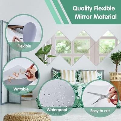 Mirror Sheets Wide Range Of Applications 20 X 20 Cm Acrylic Attractive