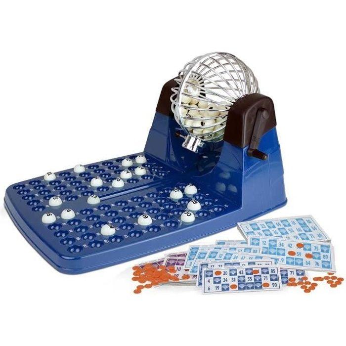 Loto Automatique Luxe 72 Cartons - CHICOS - Boules Numérotées Ineffaçables - Enfant - Mixte