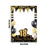 Birthday Photo Party Prop Set With Paper Frame Cartoons Decor For Ages 18 80 To
