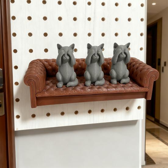 Organizér na police na děrovanou desku Děrovaná deska Dekorace na pohovku Rozšiřitelný policový systém na děrovanou desku Nástěnná dekorace Police