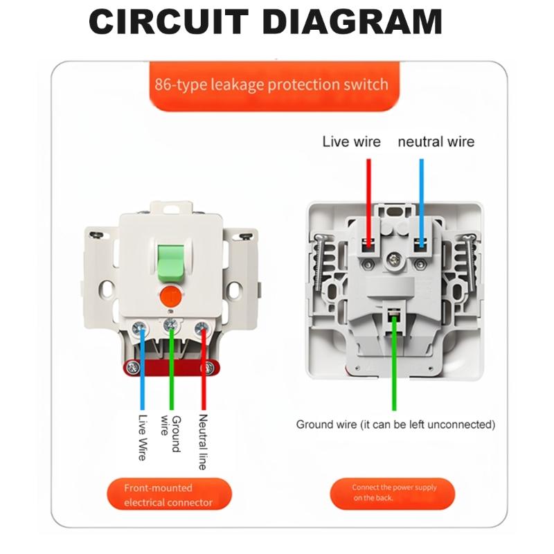 40A Leakage Special Protector Energy Efficient Air Conditioner Leakage Protector Switches For Water Heater Systems