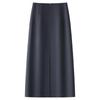 2025 Frühling/Sommer Damen Grau High Waist Midi Bodycon Rock