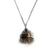 Les Trésors De Lily [D9095] - Silver 'Tribal Beauty' Designer Necklace