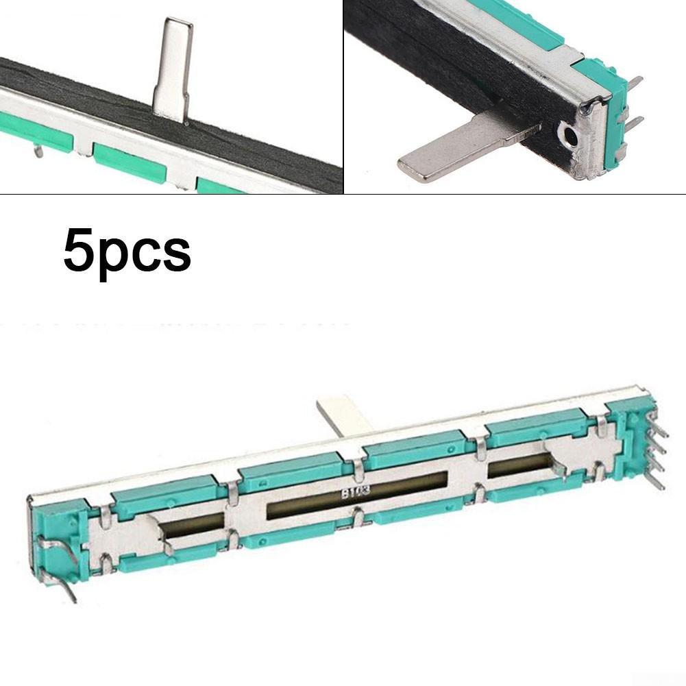 Potențiometru cu film de carbon B103 cu rezistență variabilă de 75 mm