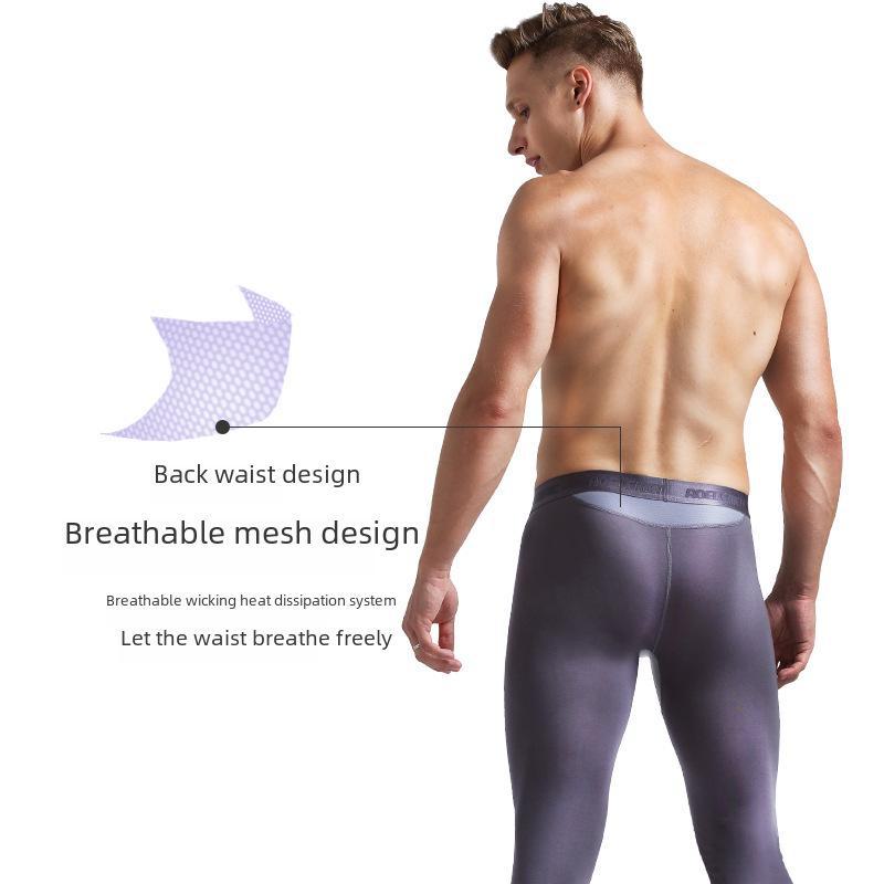 Slim Fit Leggings im Bullet-Stil für Herren, warm, für Herbst und Winter