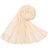 35 Colors Plain Cotton Jersey Instant Hijab Women Wrap Long Elastic Shawl Scarf Maxi Neck Snood Foulards Muslim Sjaal 180*80Cm