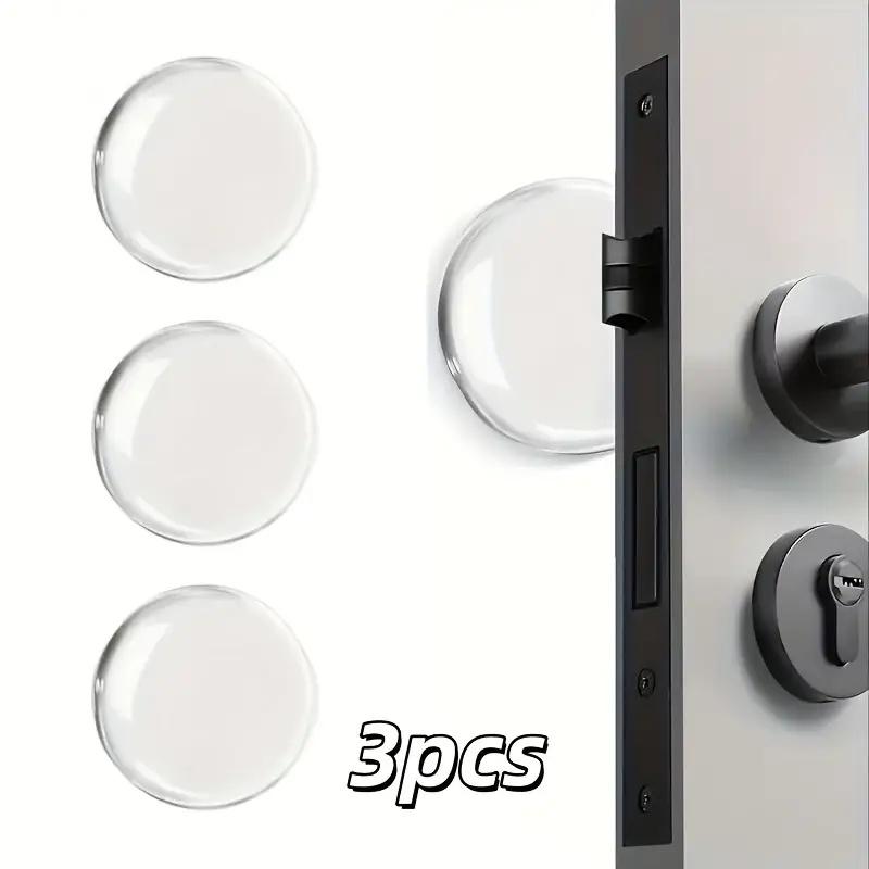 

Clear Adhesive Door Stops (3/6/12pcs) - Shock-Absorbing & Noise Reducing Wall Protectors for Home/Office Use