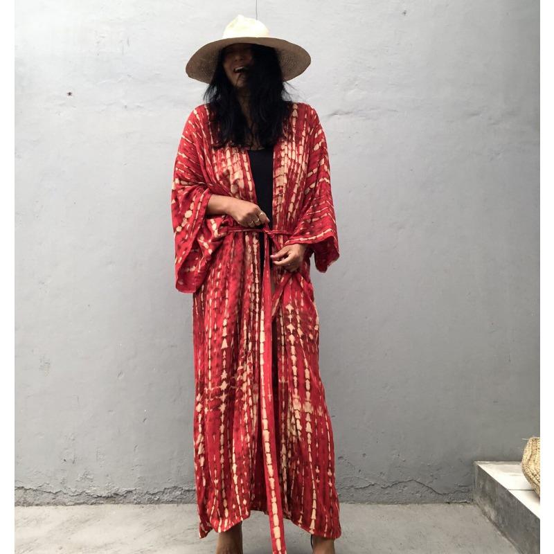 Women's Fashion Spring Fall Colour Block Print Long Sleeve Loose Waistline Casual Dresses