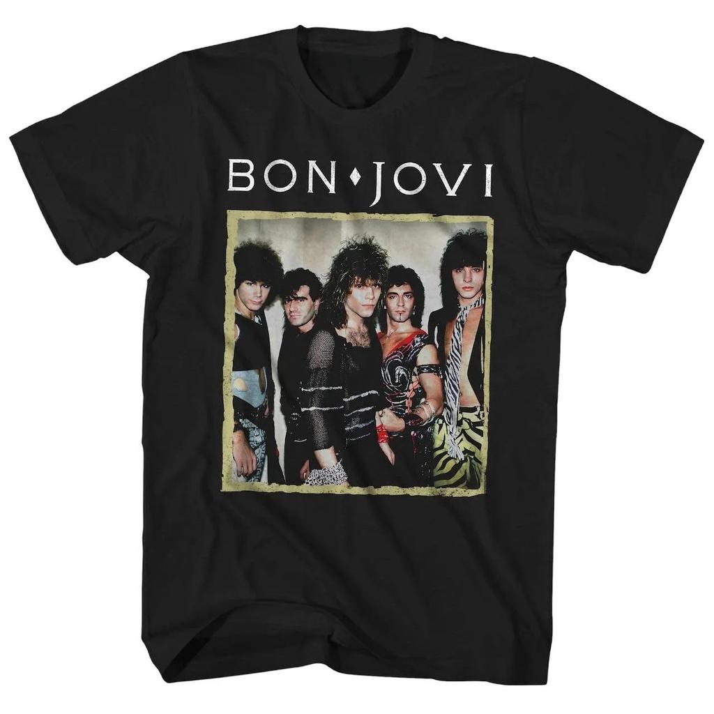 Bon Jovi "Have A Nice Day" Retro Album Graphic Rock Band Unisex Heavyweight Cotton Oversized Streetwear T-Shirt