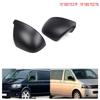 For VW Transporter T5 T5.1 T6 Right Rearview Mirror Housing Replacemet Mirror Covers 7E1857528F 7E1857528G Matte Black-M53K
