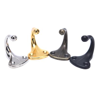 1PC Metal Antique Wall Door Hooks For Clothes Coat Zinc Alloy Bathroom Accessoreis