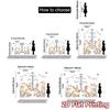 2pcs, 2D FLAT PRINTING Curtains (Without Rod) Birthday Bunnies(2) Modern Curtain Fabric Machine Washable Fabric Curtains Gifts