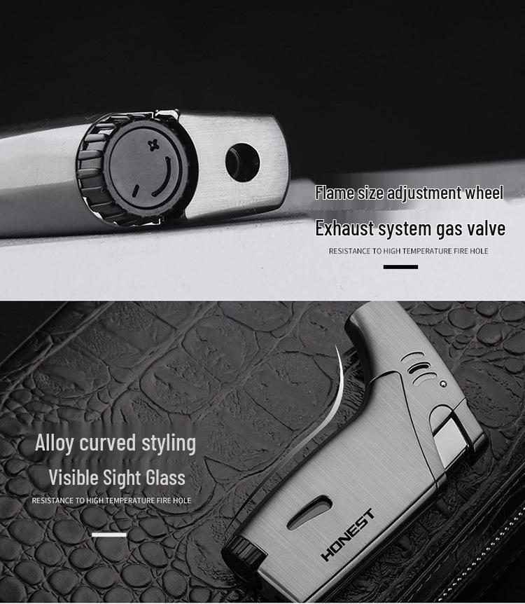 Flying Elephant Metal Jet Torch Lighter for Cigars, Mosquito Coils, and Incense.