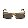 Steampunk Rectangle Sunglasses Women For Men  Popular Sun Glasses Vintage Luxury Brand Designer Punk Hip Hop Shades Uv400