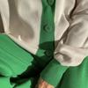 Hirsionsan, primăvară, toamnă, mozaic, tricot, cardigane femei, noi, un singur piept, vintage, pulovere coreene, haine la modă pentru femei