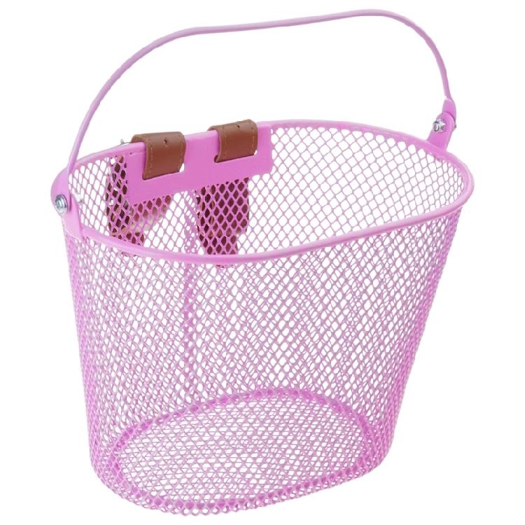 Large Capacity Bicycles Front Handlebar Basket Childrens Bike Basket Waterproofs Metal Childrens Tricycle Basket