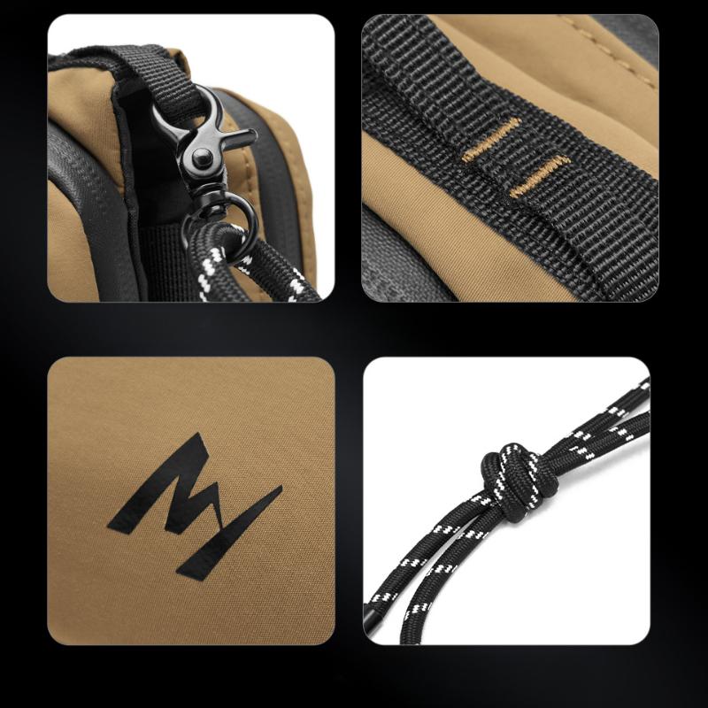 Fashion Crossbody Bags Men Casual Oxford Shoulder Bag for Men Ultra Lightweight Mini Crossbody Bag Waterproof Outdoor Sling Bags