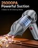 Portable Cordless Car Vacuum 25000Pa, Rechargeable 4-in-1 Handheld Cleaner for Car, Office, Home