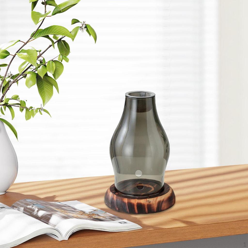 Burner Stand Wood Modern Censer Fragrance for Bedroom Centerpiece Cafe Party Wedding