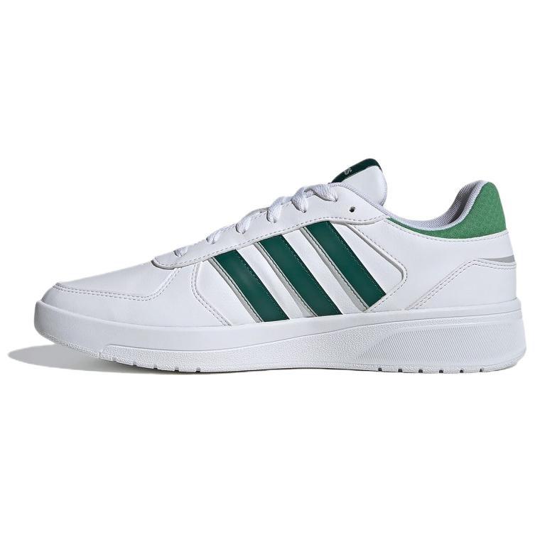 Adidas Courtbeat Beat Comfortable Low top Skateboard Shoes Men's White Green ID0502