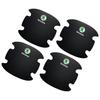4pcs Car Door Handle Sticker Carbon Fiber Scratches Resistan For Skoda Octavia 2 3 Fabia Kamiq Kapoq Kodiaq Rapid SCALA Superb 3