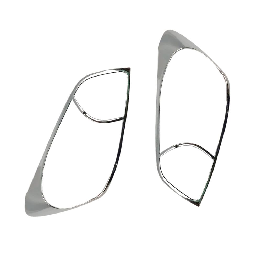 

2Pcs ABS Chrome Headlight Cover Surround Trim Left +Right For Toyota RAV4 2009 2010 2011 2012 2013 Car Styling Accessories серебряный