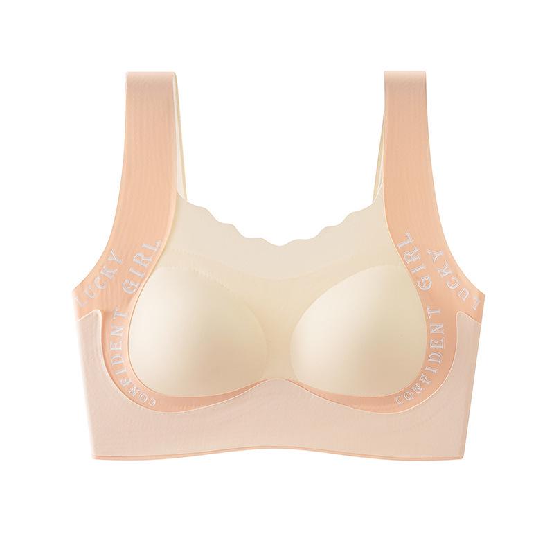 Girls' Shockproof Seamless Sports Bra for Teens - Foundation Color