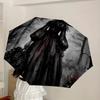 1pc Witch In the Forest Umbrella with Plastic Handle,Suitable for All Seasons Home Travel Outdoor UmbrellaDD961