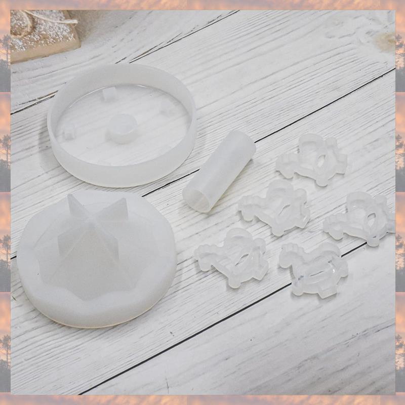 2025 Trend Crystal Glue Mold Carousel Silicone Mold Mirror Ornaments, Table Decorations, Pendant Mold