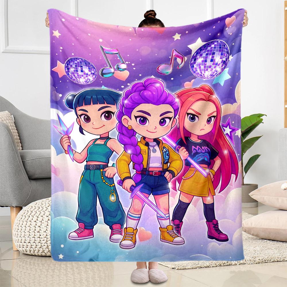 Dance Party Stars Blanket Ultra-Soft Perfect for Couch Office Bed Four Seasons Universal Warmthful Decor Ideal Gift for Friends Family Couples Picnic