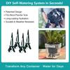 6 Stück Pflanzenwasserabsorber-Set Selbstabsorbierende Wasserspeicherung Automatisches Bewässerungswerkzeug Für Langzeit-Blumenpflege Garten Zubehör