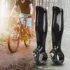 1 Pair Carbon Fiber Bicycle Handlebar Grip Bike Bar End Handlebar Ends for Road Mountain BikesBright