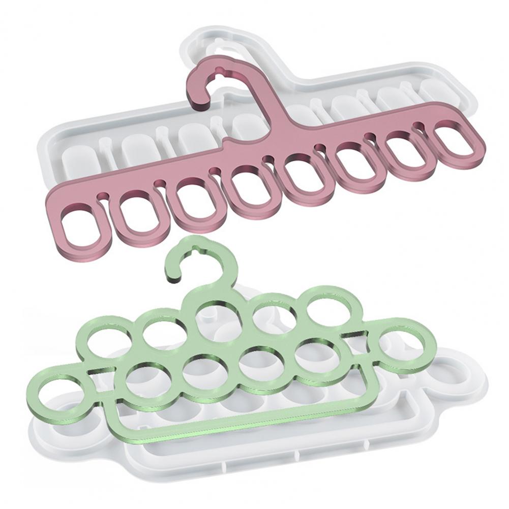 Forma na wieszak Ręcznie robiona silikonowa forma na wieszak do ubrań, szalików, krawatów Forma do odlewania żywicą epoksydową dla miłośników rękodzieła DIY Unikalny prezent