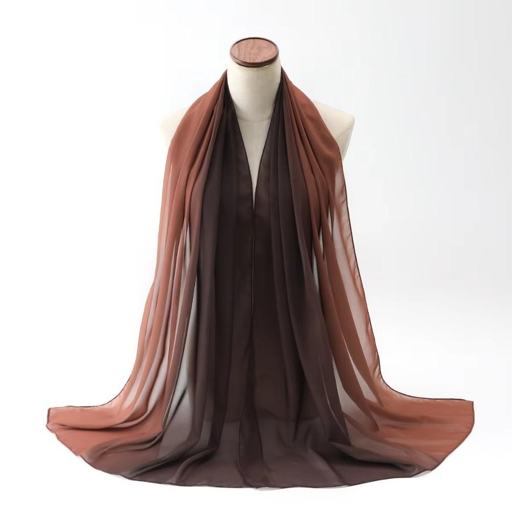 Long Headscarf Chiffon Wraps Shawl Breathable Ethnic Style Scarf  Women