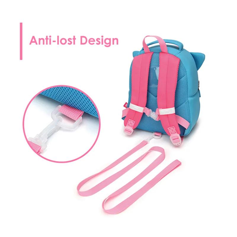 Cute Cat Backpack for Girls Toddler Boys Children School Bags Student Kids Bag Waterproof School Backpack Mochila Escolar