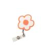 Name Tag Retractable Badge Holder Flower ID Card Holder Nurse Badge Reel  Office School Supplies