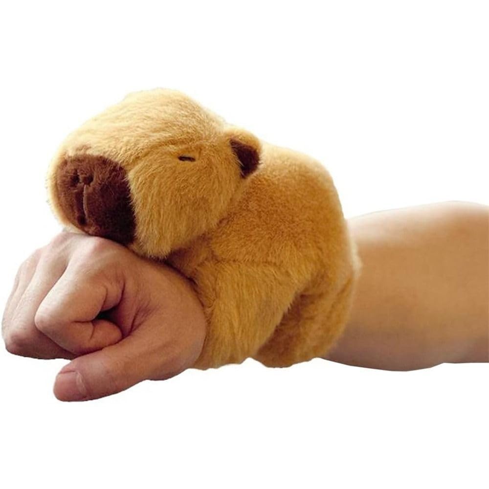 

Animal Slap Bracelet, Capybara Plush Toy, Stuffed Hugger Slap Toy, Animal Wristband, Interactive Toy Figure, Kids Gift, Christmas, Birthday Party
